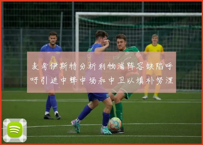 麦考伊斯特分析利物浦阵容缺陷呼吁引进中锋中场和中卫以填补努涅斯空缺